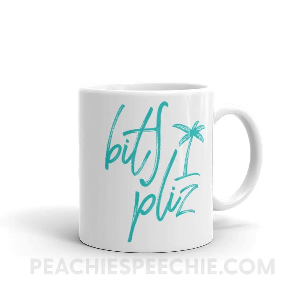 Beach Please Coffee Mug - 11oz - Mugs peachiespeechie.com