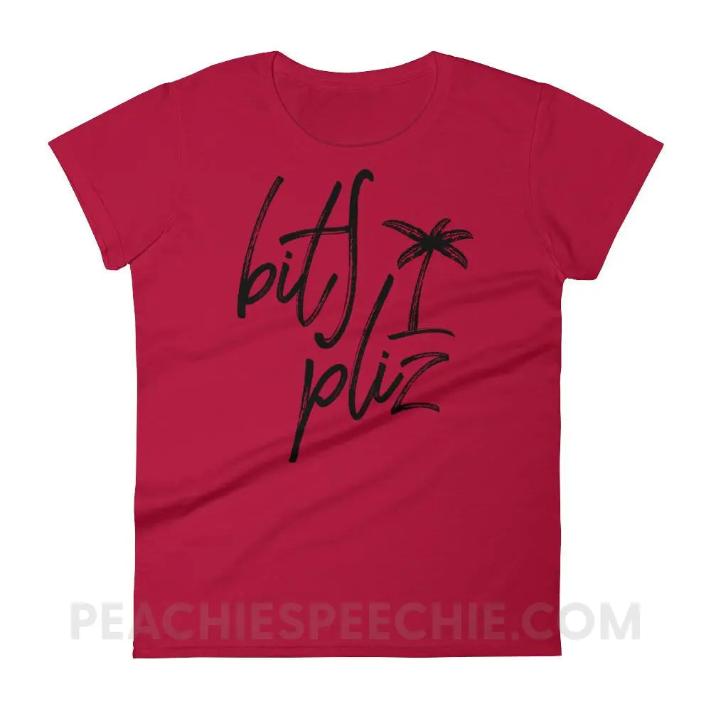 Beach Please Women’s Trendy Tee - Red / S T-Shirts & Tops peachiespeechie.com