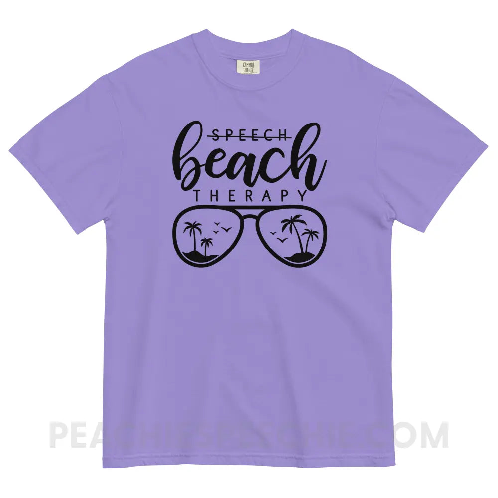 Beach Therapy Comfort Colors Tee - Violet / S - peachiespeechie.com