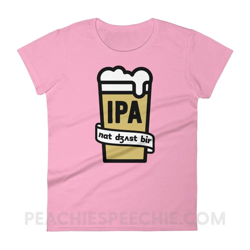 Not Just Beer Women’s Trendy Tee - CharityPink / S T-Shirts & Tops peachiespeechie.com