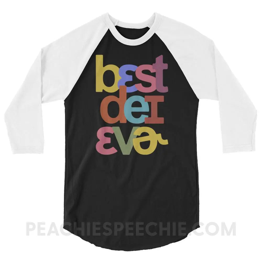 Best Day Ever Baseball Tee - Black/White / XS T-Shirts & Tops peachiespeechie.com
