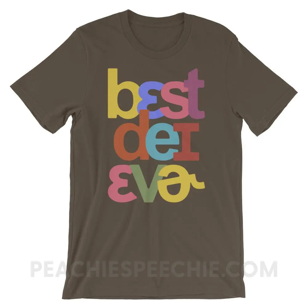 Best Day Ever in IPA Premium Soft Tee - Army / S - T-Shirts & Tops peachiespeechie.com