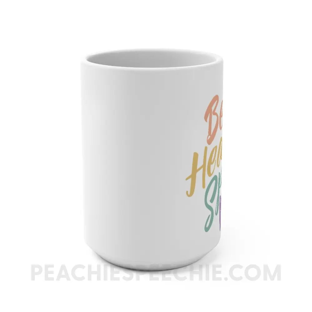 Better Hearing and Speech Month Coffee Mug - 15oz - peachiespeechie.com