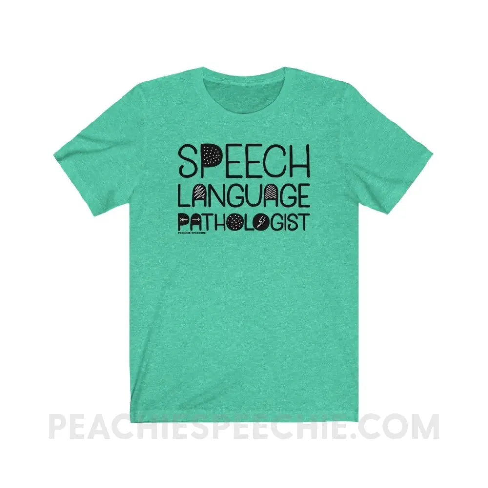 Blackout SLP Premium Soft Tee - Heather Mint / XS - T-Shirt peachiespeechie.com