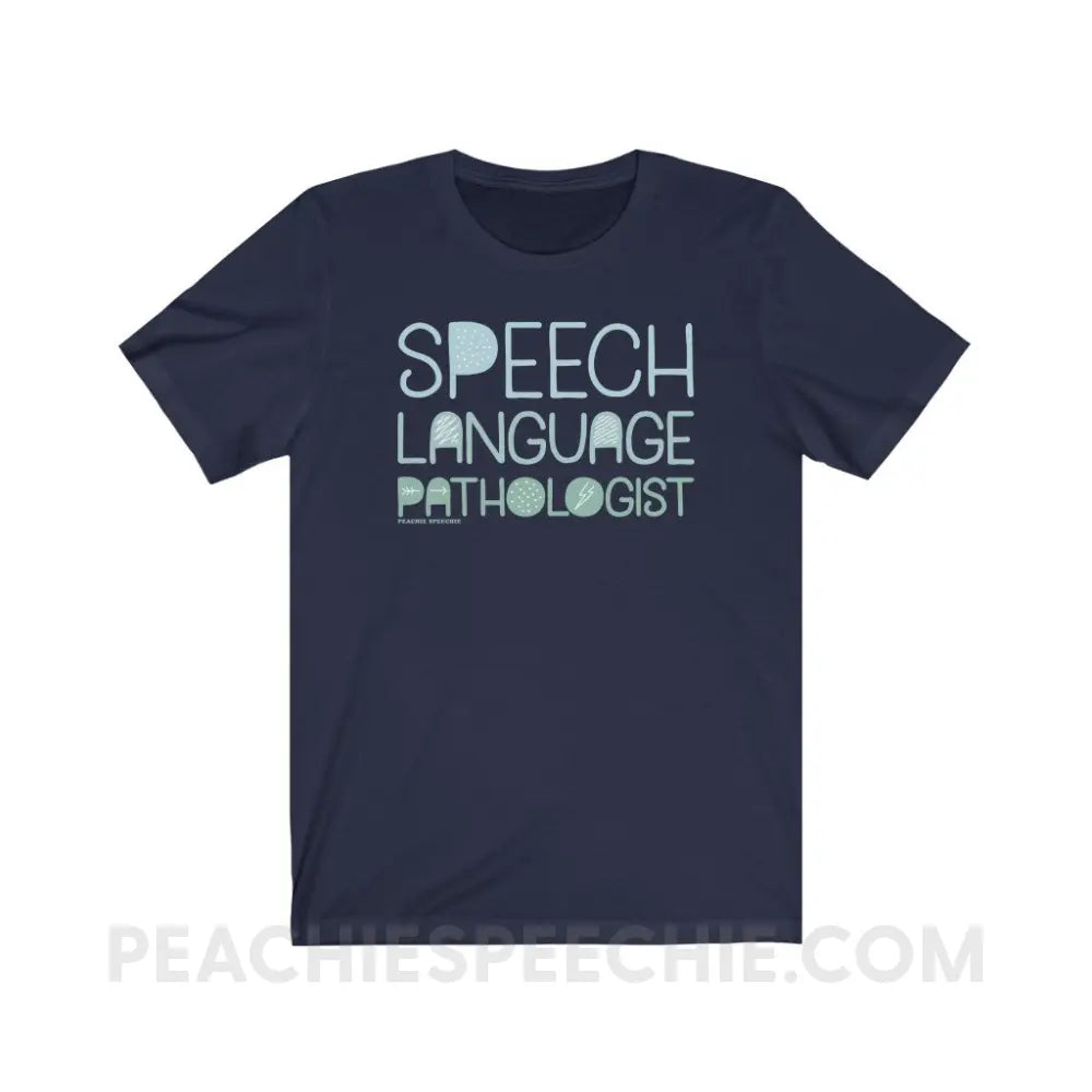 Blackout SLP Premium Soft Tee - Navy / XS - T-Shirt peachiespeechie.com