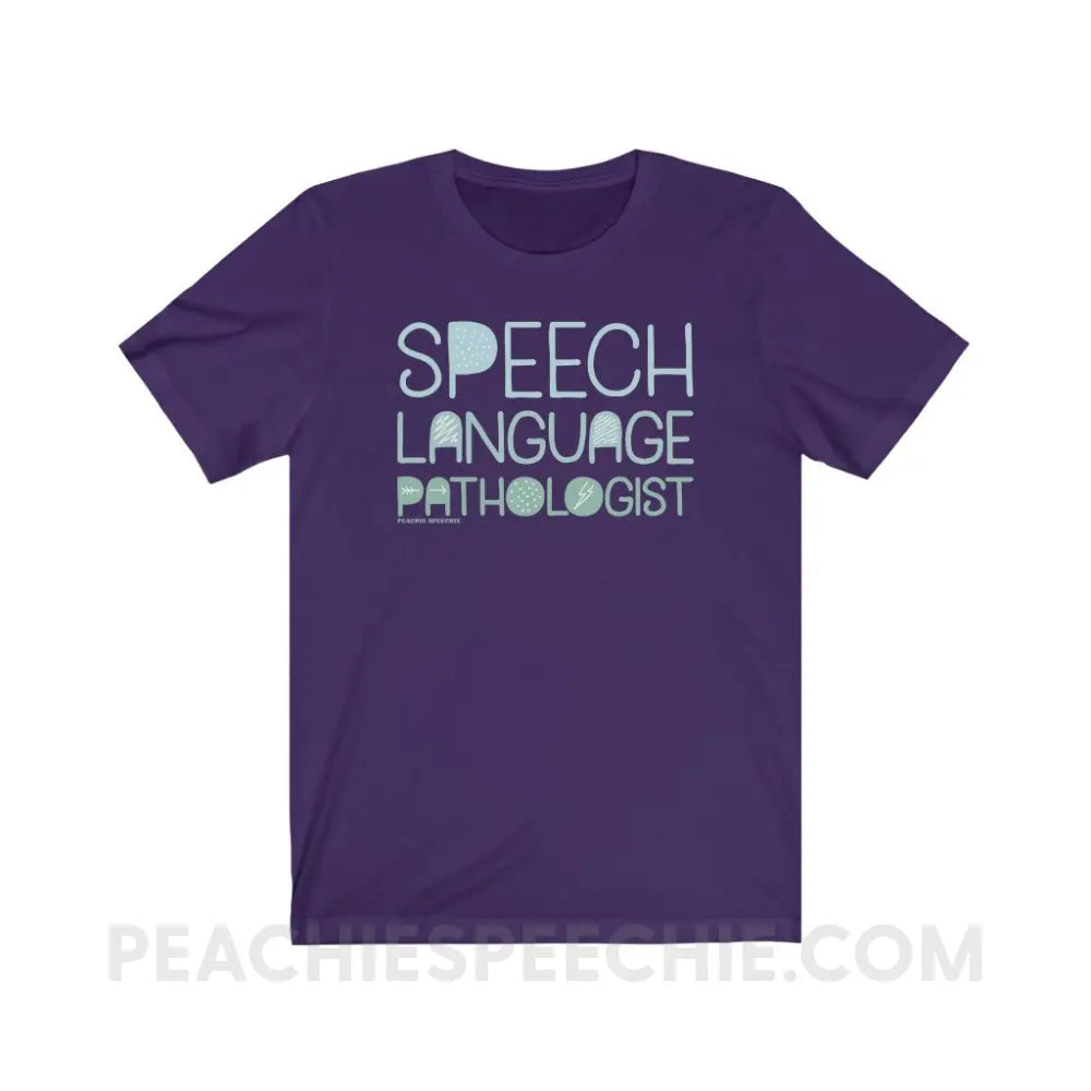 Blackout SLP Premium Soft Tee - Team Purple / XS - T-Shirt peachiespeechie.com