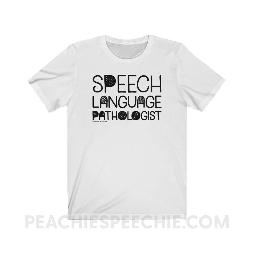Blackout SLP Premium Soft Tee - White / XS - T-Shirt peachiespeechie.com