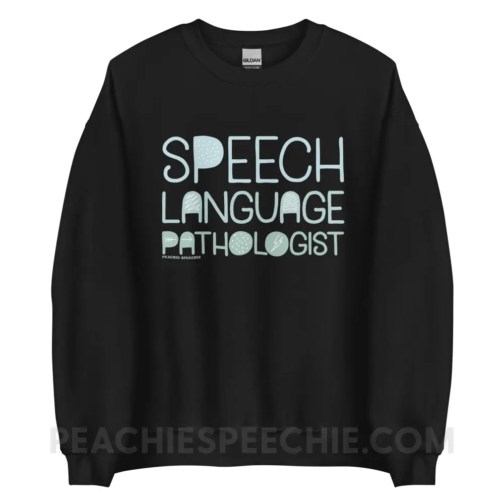 Blackout SLP Classic Sweatshirt - Black / S - peachiespeechie.com