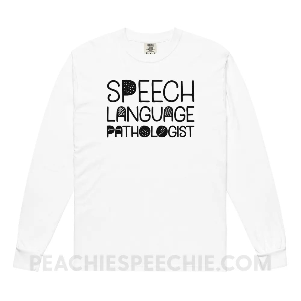 Blackout SLP Comfort Colors Long Sleeve - White / S - Long-sleeve peachiespeechie.com