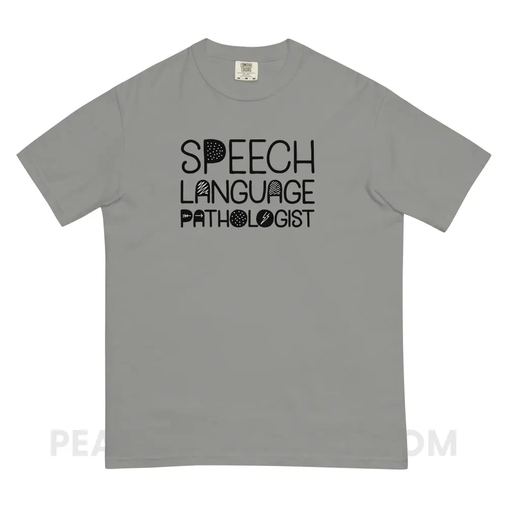 Blackout SLP Comfort Colors Tee - Grey / S - T-Shirt peachiespeechie.com