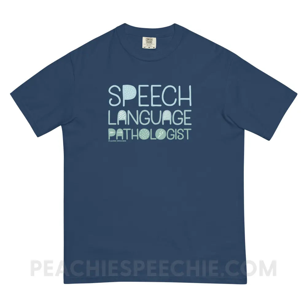 Blackout SLP Comfort Colors Tee - True Navy / S - T-Shirt peachiespeechie.com