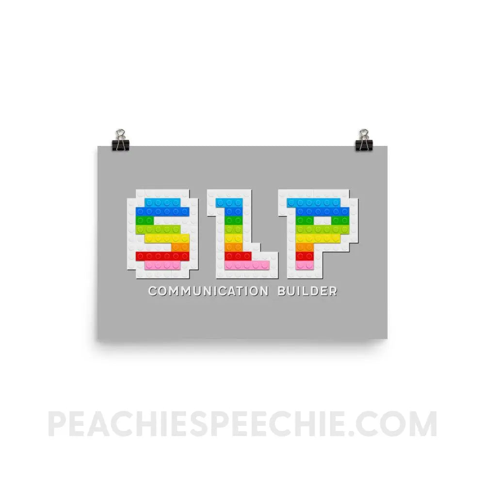 SLP Blocks Poster - 12×18 - Posters peachiespeechie.com