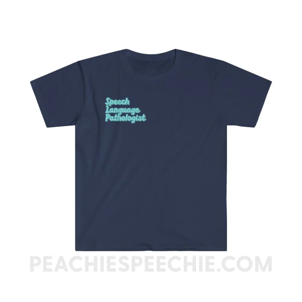 Ice Blue SLP Classic Tee - Navy / S - T-Shirt peachiespeechie.com
