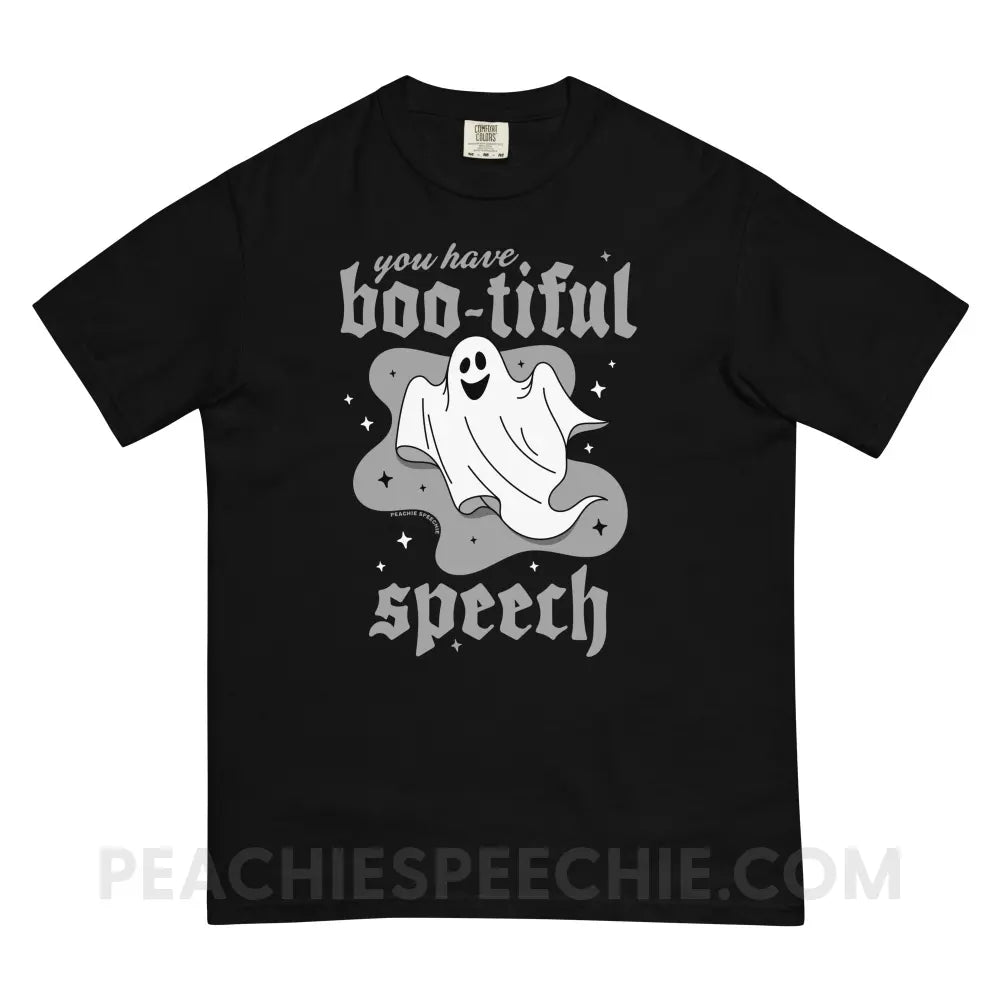 You Have Boo-tiful Speech Comfort Colors Tee - Black / S - peachiespeechie.com