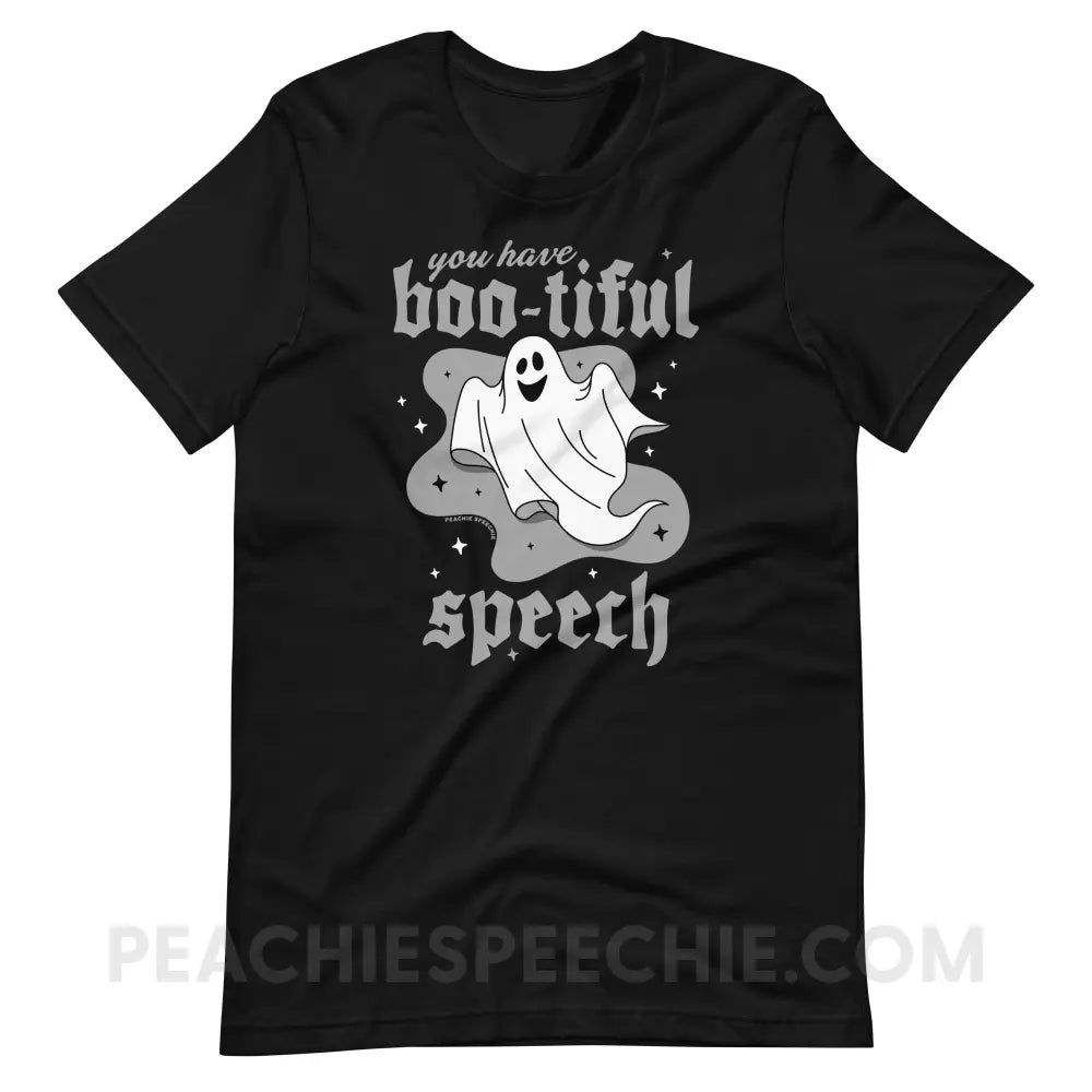 You Have Boo-tiful Speech Premium Soft Tee - Black / XS - peachiespeechie.com