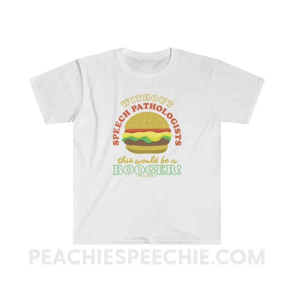 Booger Burger Classic Tee - White / S - T-Shirts & Tops peachiespeechie.com