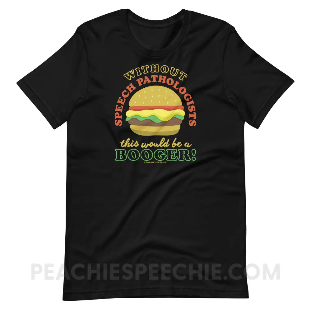 Booger Burger Premium Soft Tee - Black / S - T-Shirts & Tops peachiespeechie.com