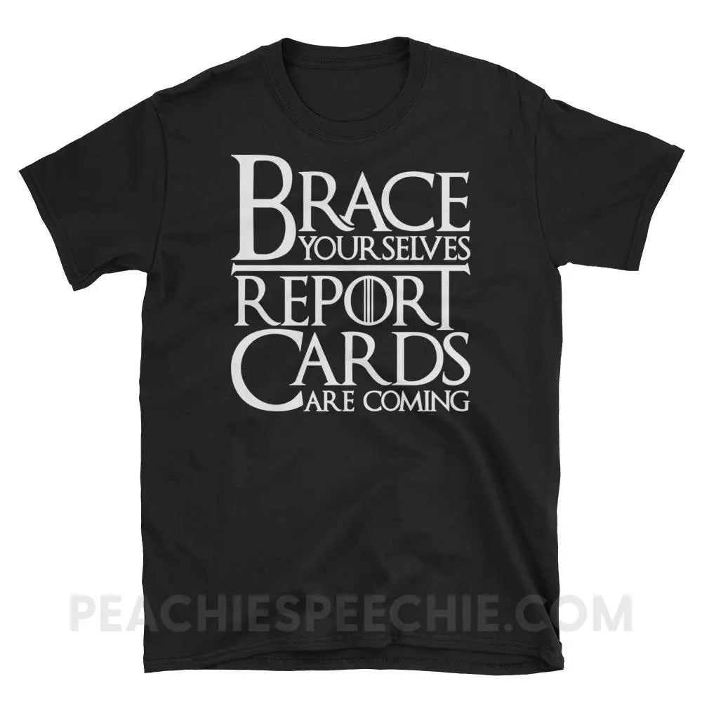 Brace Yourselves Classic Tee - Black / S - T-Shirts & Tops peachiespeechie.com