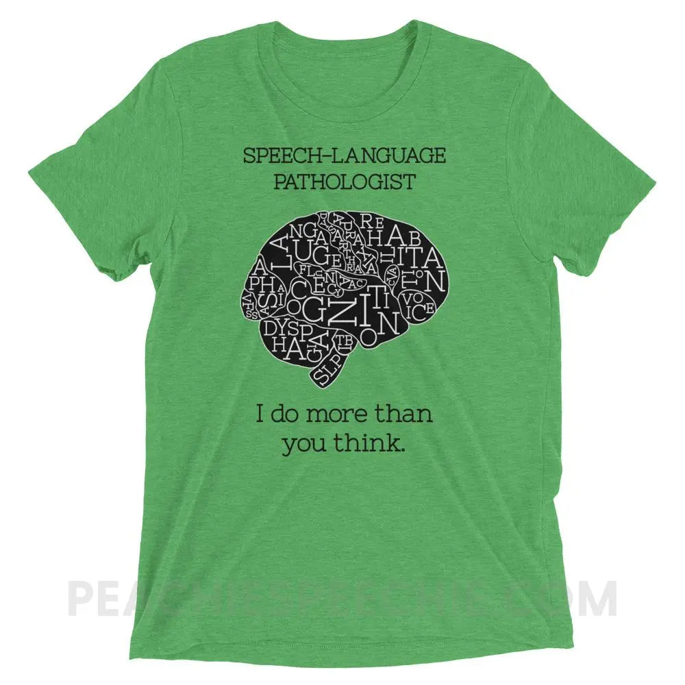 SLP Brain Tri-Blend Tee - T-Shirts & Tops peachiespeechie.com