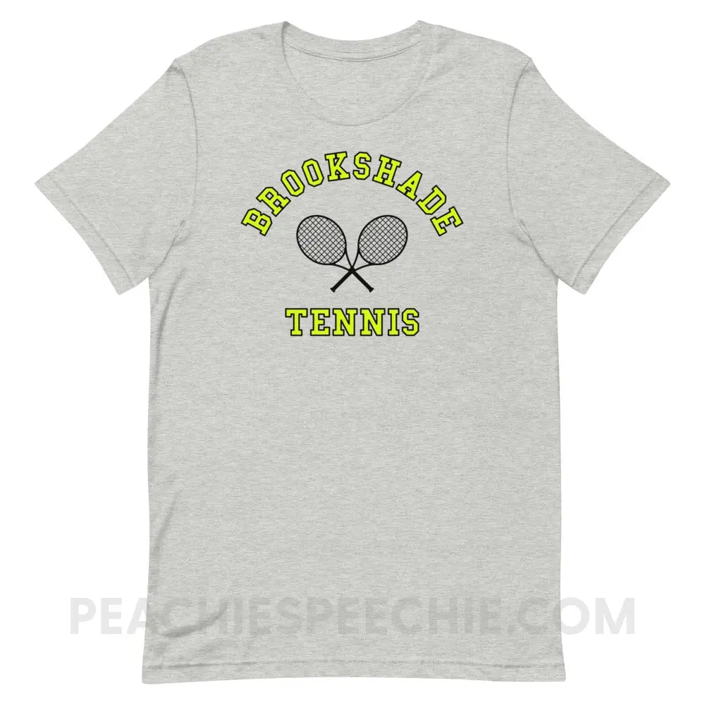 Brookshade Tennis Premium Soft Tee - Athletic Heather / XS - custom product peachiespeechie.com