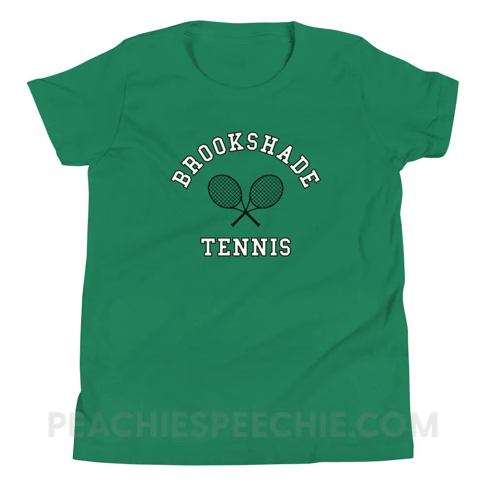 Brookshade Tennis Premium Youth Tee - Kelly / S - custom product peachiespeechie.com