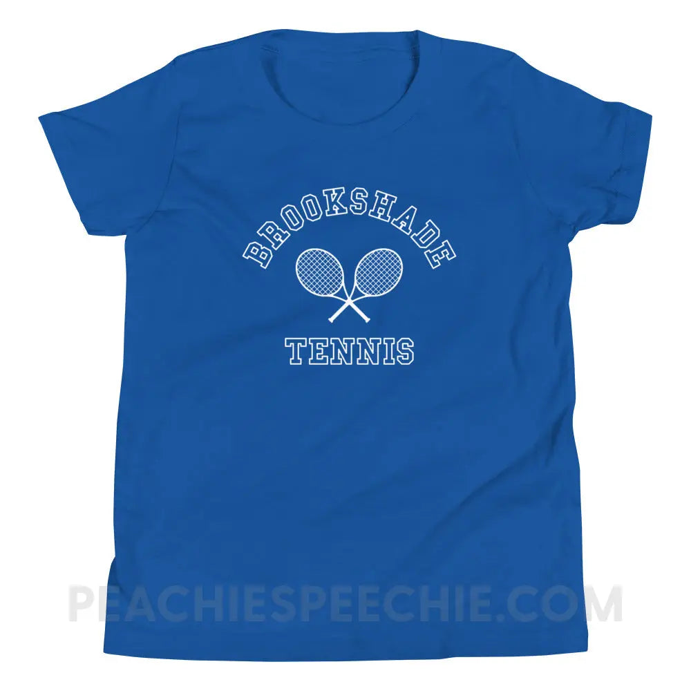 Brookshade Tennis Premium Youth Tee - True Royal / S - custom product peachiespeechie.com