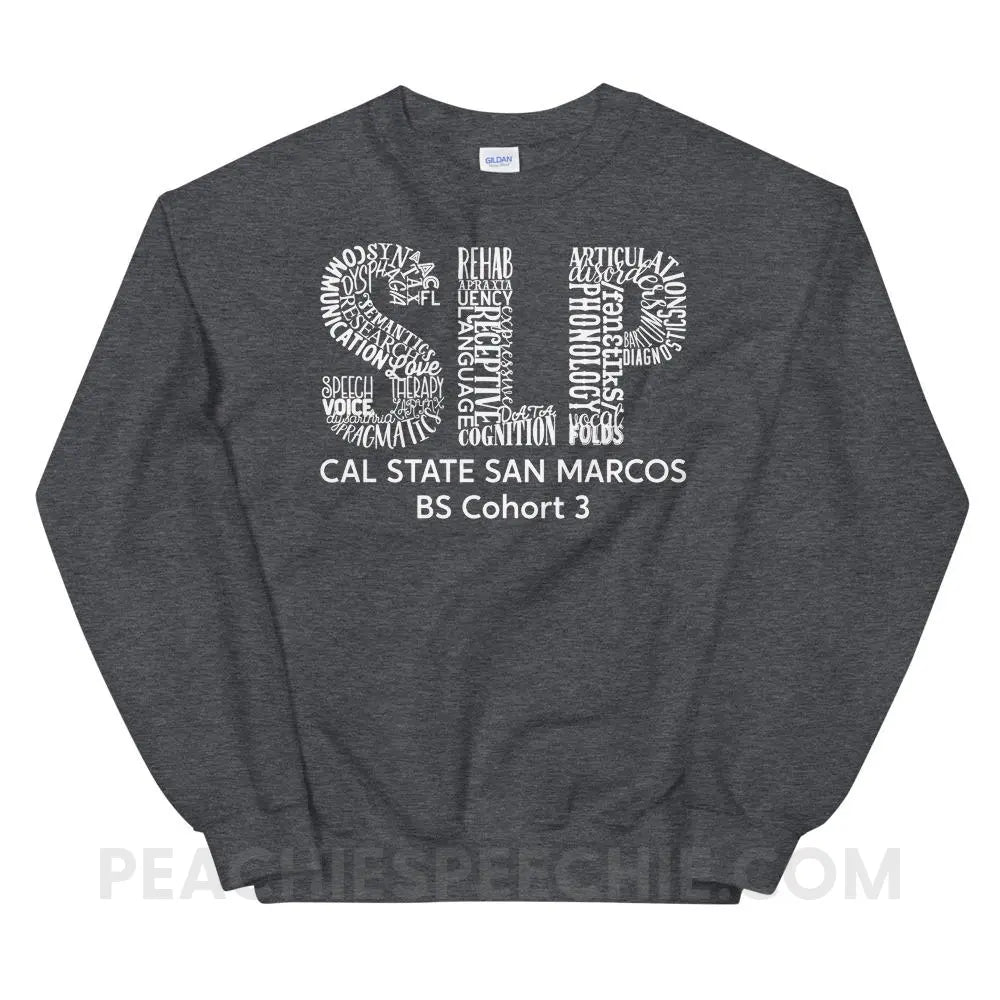 Cal State Classic Sweatshirt - Dark Heather / S - custom product peachiespeechie.com