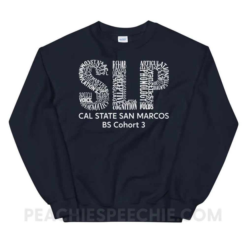 Cal State Classic Sweatshirt - Navy / S - custom product peachiespeechie.com