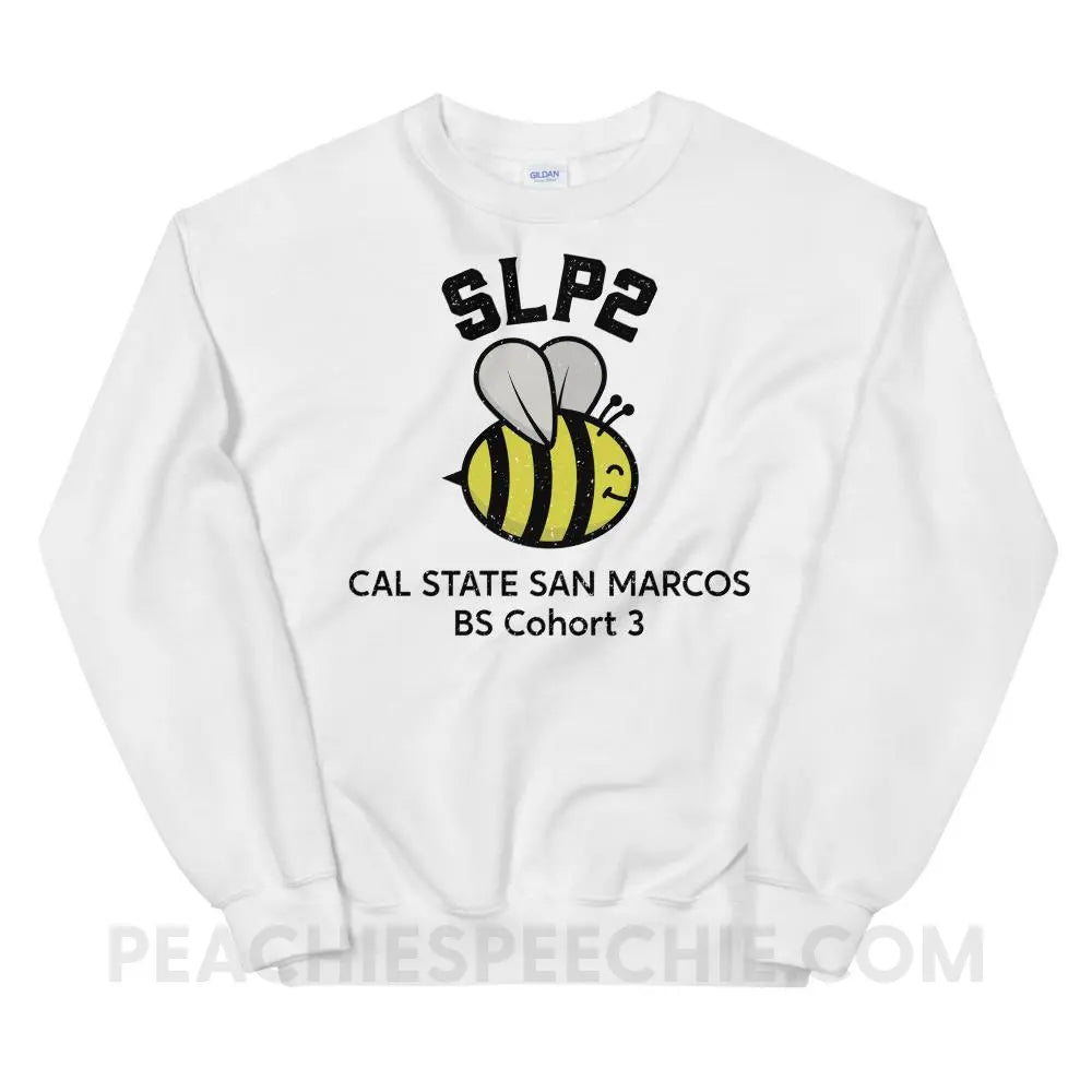 Cal State Classic Sweatshirt - White / S - custom product peachiespeechie.com