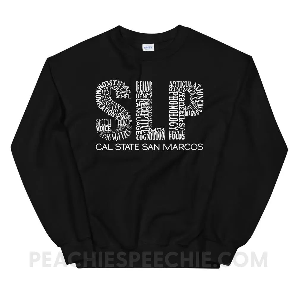 Cal State SLP Classic Sweatshirt - Black / S - custom product peachiespeechie.com