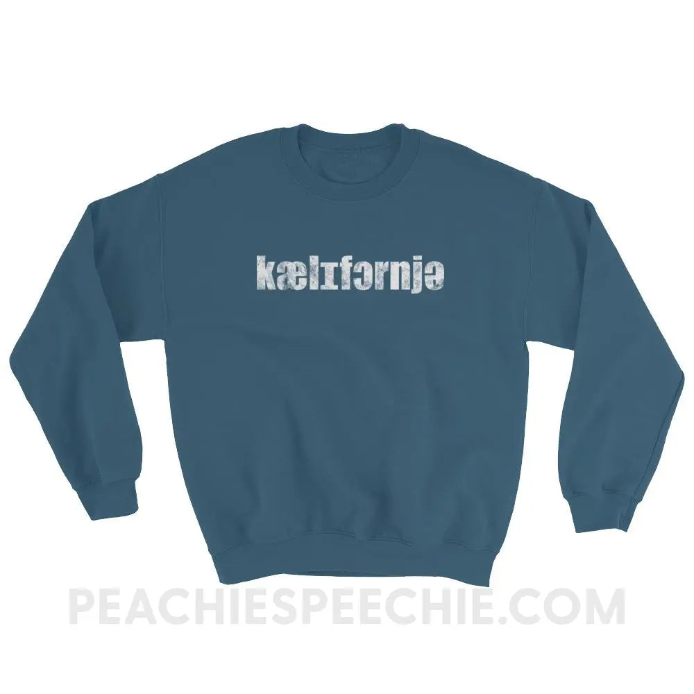 California IPA Classic Sweatshirt - Indigo Blue / S - Hoodies & Sweatshirts peachiespeechie.com