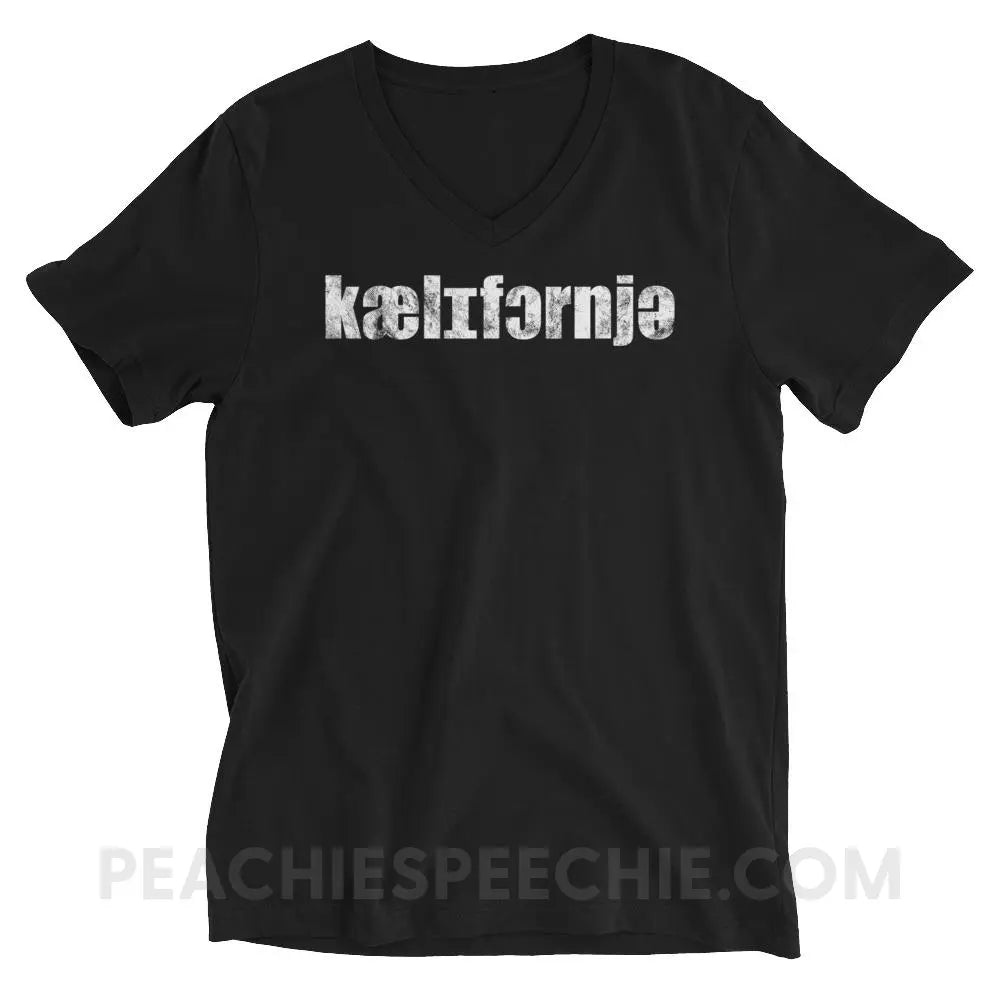 California IPA Soft V-Neck - S - T-Shirts & Tops peachiespeechie.com