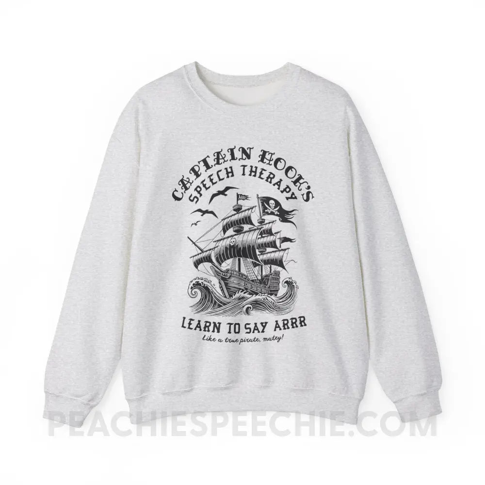 Hook’s Speech Therapy Classic Sweatshirt - Ash / S - peachiespeechie.com