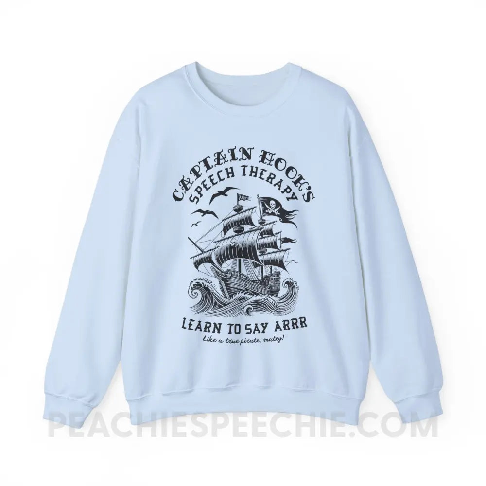 Hook’s Speech Therapy Classic Sweatshirt - Light Blue / S - peachiespeechie.com