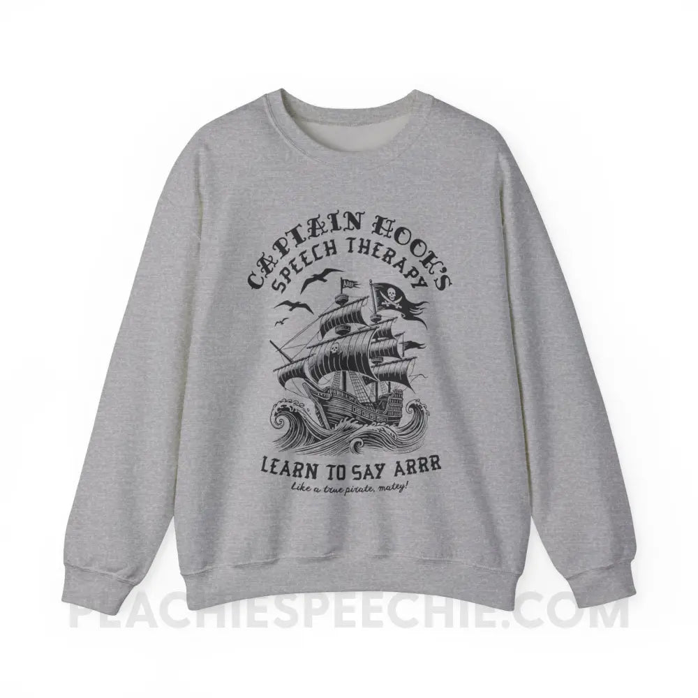 Hook’s Speech Therapy Classic Sweatshirt - Sport Grey / S - peachiespeechie.com