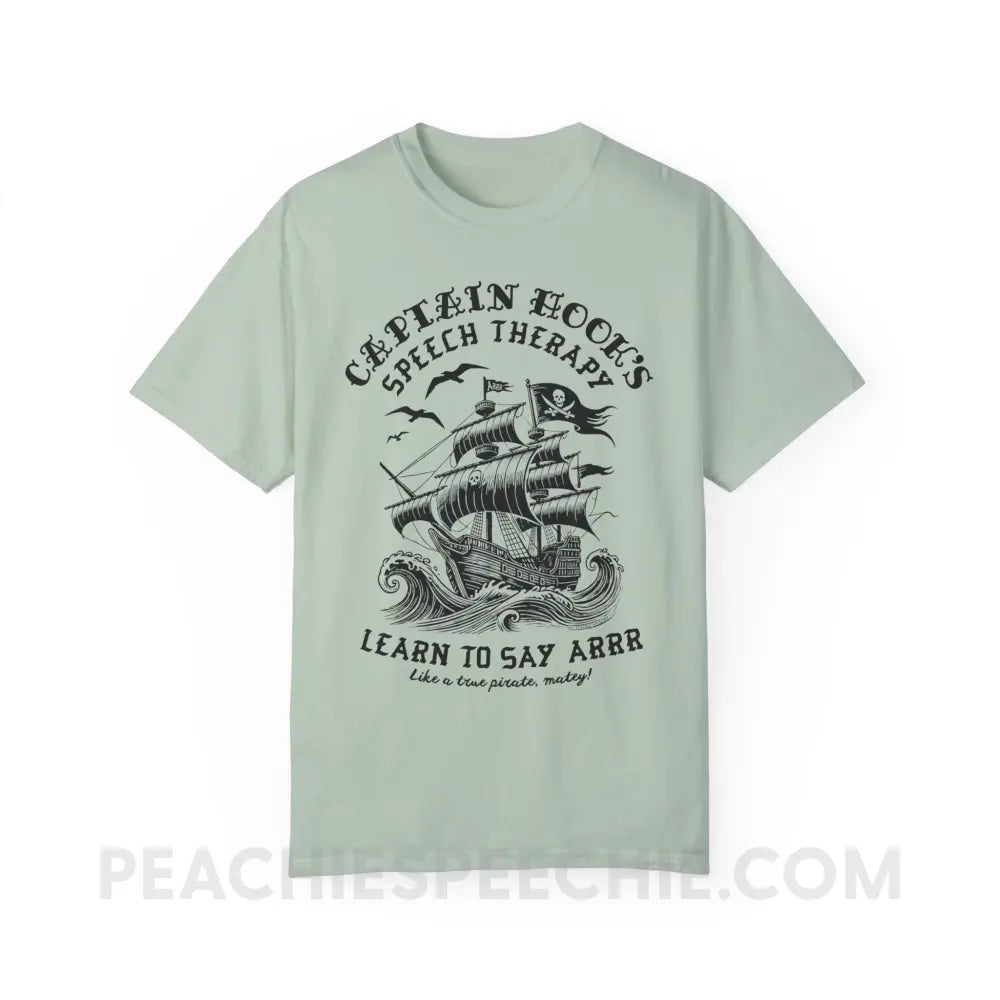 Hook’s Speech Therapy Comfort Colors Tee - Bay / S - T-Shirt peachiespeechie.com