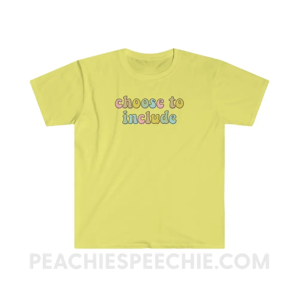 Choose To Include Classic Tee - Cornsilk / S T - Shirt peachiespeechie.com