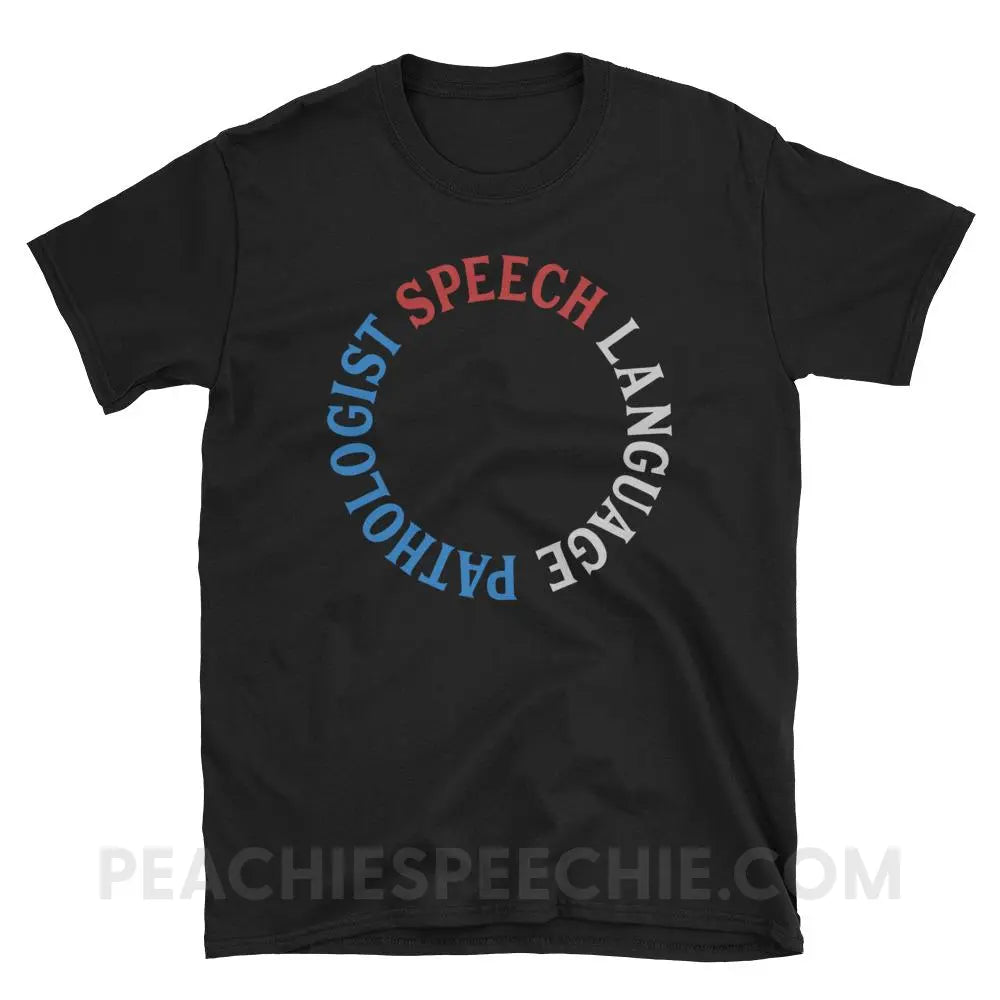SLP Circle Classic Tee - Black / S - T-Shirts & Tops peachiespeechie.com
