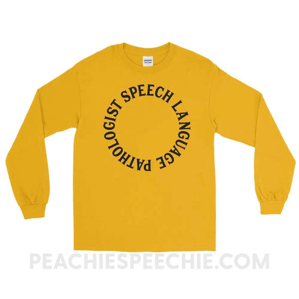 SLP Circle Long Sleeve Tee - T-Shirts & Tops peachiespeechie.com