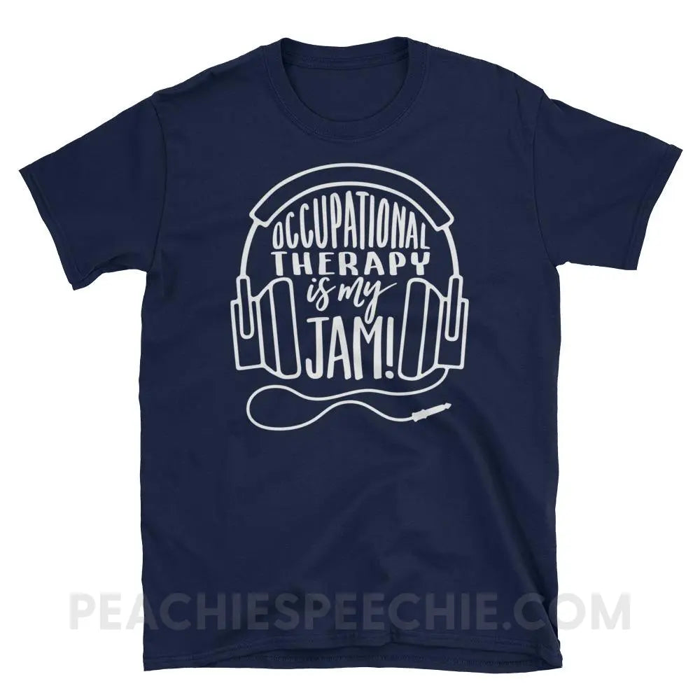 OT Jam Classic Tee - Navy / S - T-Shirts & Tops peachiespeechie.com