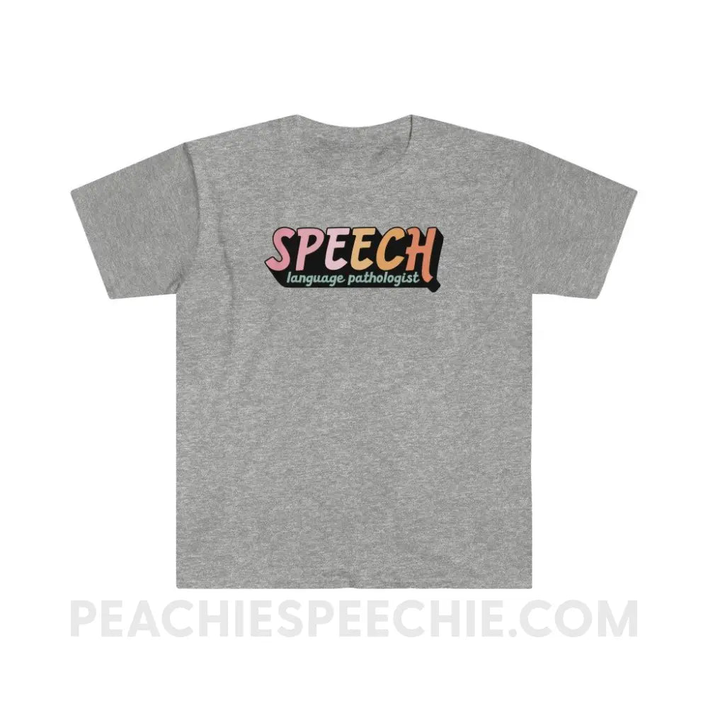 3D SLP Classic Tee - Sport Grey / S - T-Shirt peachiespeechie.com