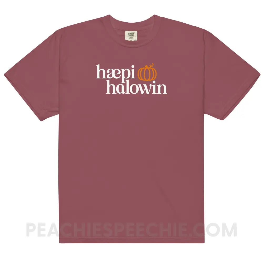 Classy Halloween IPA Pumpkin Comfort Colors Tee - Brick / S - peachiespeechie.com