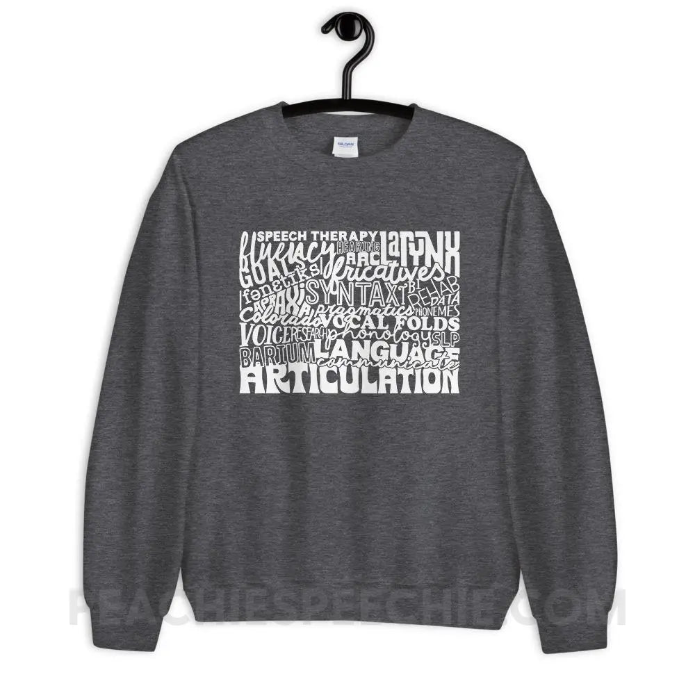 Colorado SLP Classic Sweatshirt - Dark Heather / S - Hoodies & Sweatshirts peachiespeechie.com