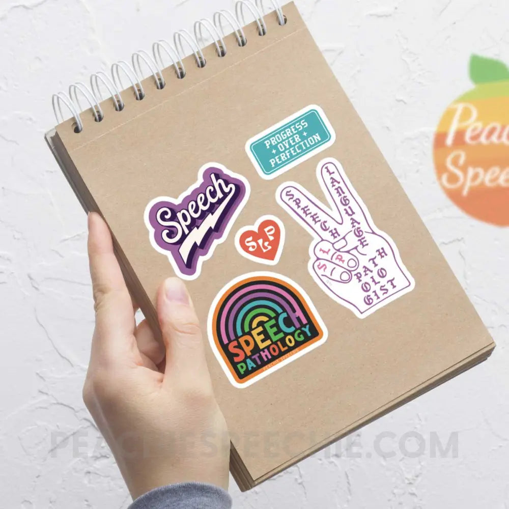 Colorful & Fun Speech Stickers - peachiespeechie.com