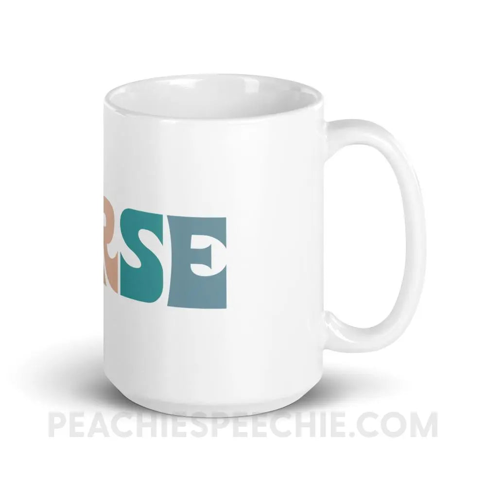 Colorful Nurse Coffee Mug - 15oz - Mugs peachiespeechie.com