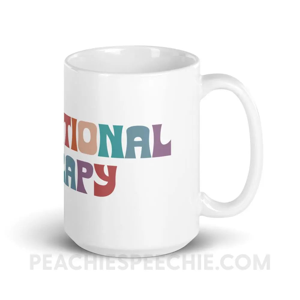 Colorful Occupational Therapy Coffee Mug - 15oz - Mugs peachiespeechie.com