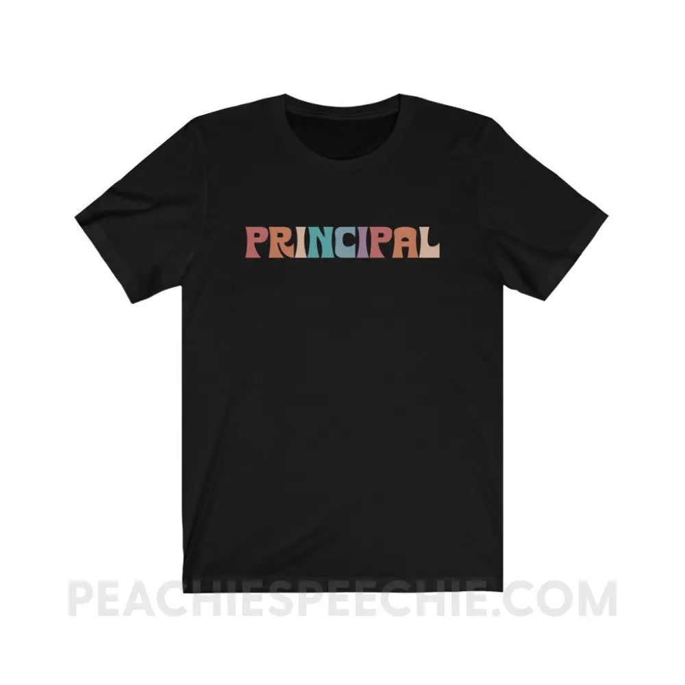 Colorful Principal Premium Soft Tee - Black / S - T-Shirt peachiespeechie.com