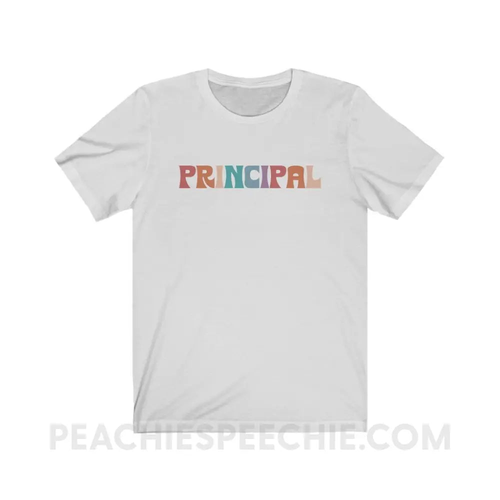 Colorful Principal Premium Soft Tee - Ash / S - T-Shirt peachiespeechie.com