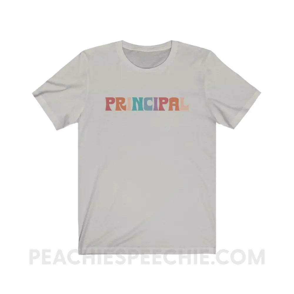 Colorful Principal Premium Soft Tee - Silver / S - T-Shirt peachiespeechie.com