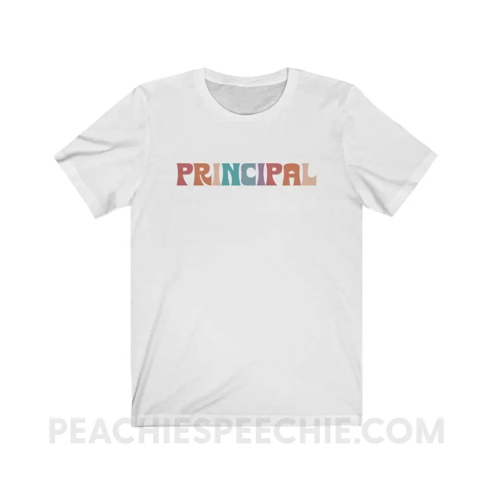 Colorful Principal Premium Soft Tee - White / S - T-Shirt peachiespeechie.com